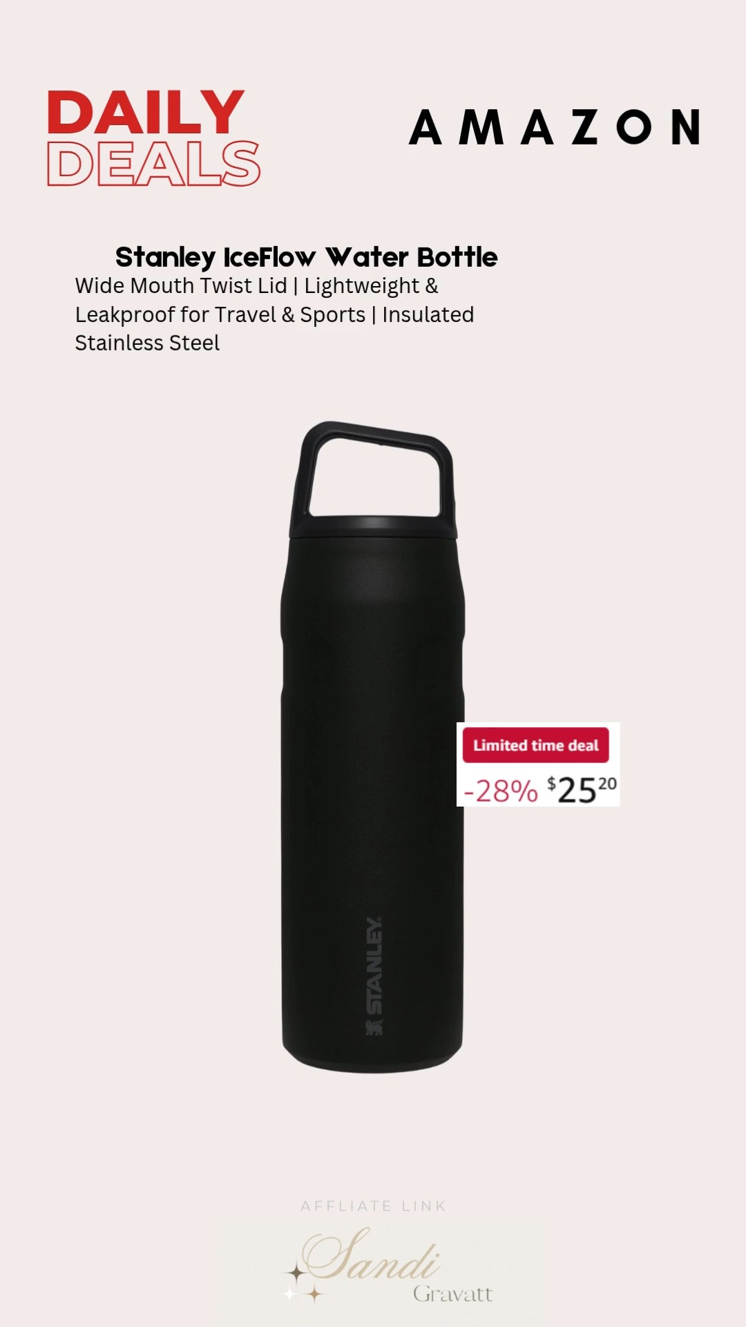 Amazon Stanley IceFlow Cap & Carry water bottle makes staying hydrated effortless and stylish on-the-go. Keep drinks icy cold and your adventures worry-free 💧❄️✨
#StanleyWaterBottle #AmazonFinds #LTKstyle #HydrationEssentials #LTKfashion #EverydayEssentials #OOTDinspo #ChicLiving #LTKfinds #LTKdaily 

 #LTKActive #LTKSaleAlert #LTKFindsUnder50