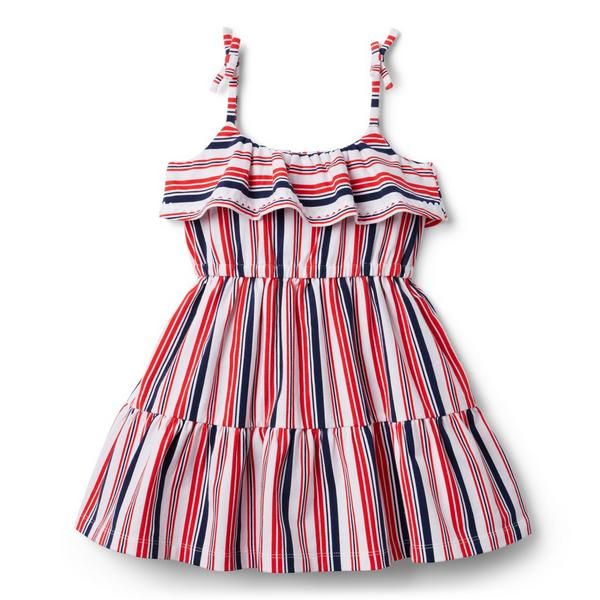 Striped Ruffle Jersey Sundress | Janie and Jack