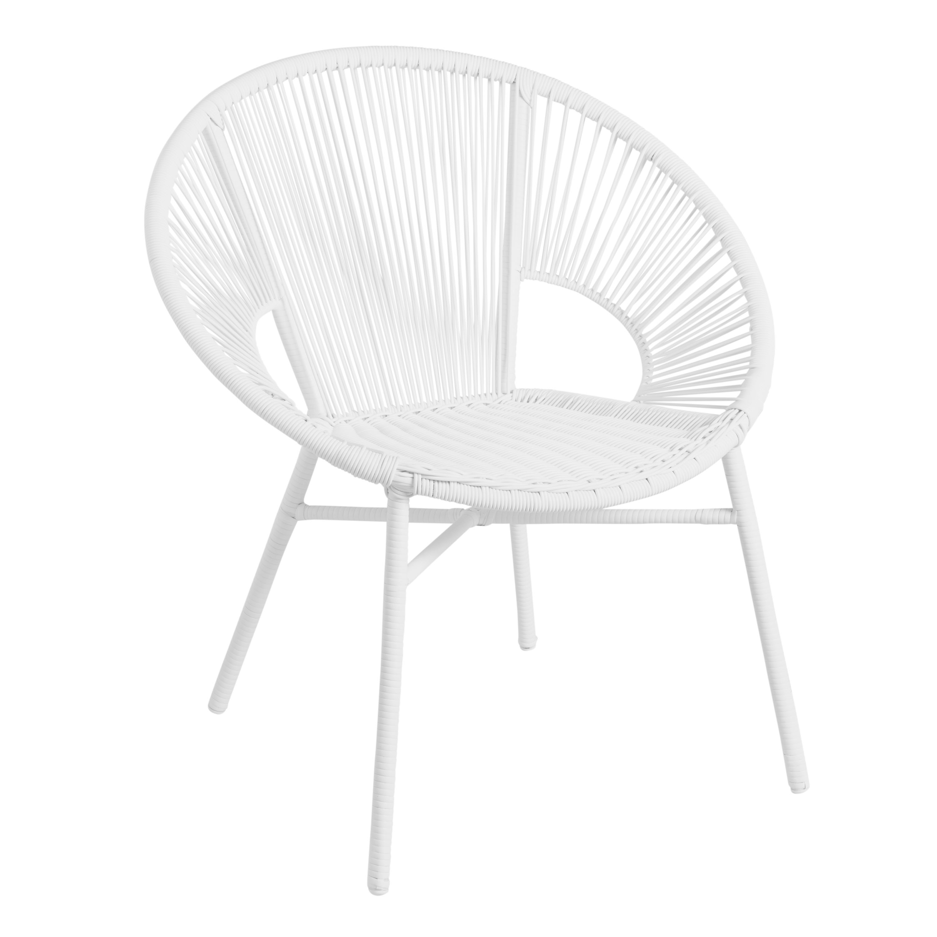 Camden Round All Weather Wicker Outdoor Chair | World Market