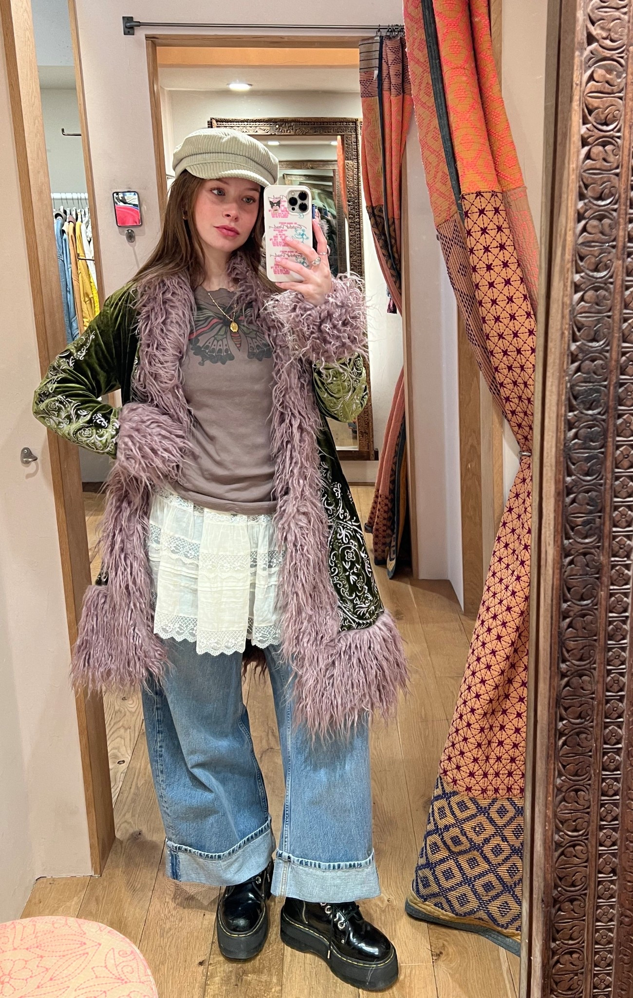 finally cold enough to pull out the Penny lane!! 🧚🏼‍♀️✨ #freepeople 

#LTKBeauty #LTKgrwm #LTKootd