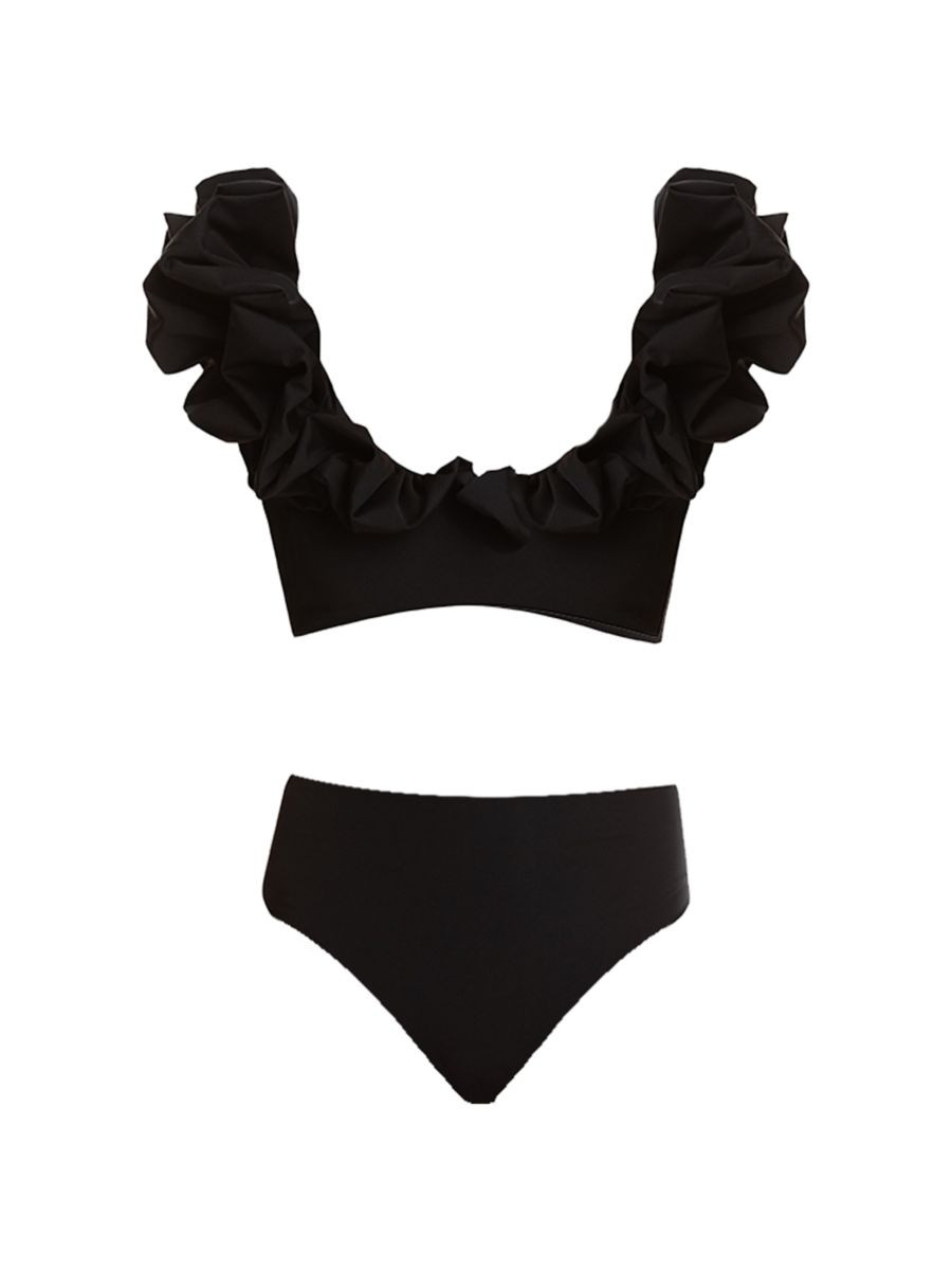 Maygel Coronel Lucila Ruffle Bikini Set | Saks Fifth Avenue