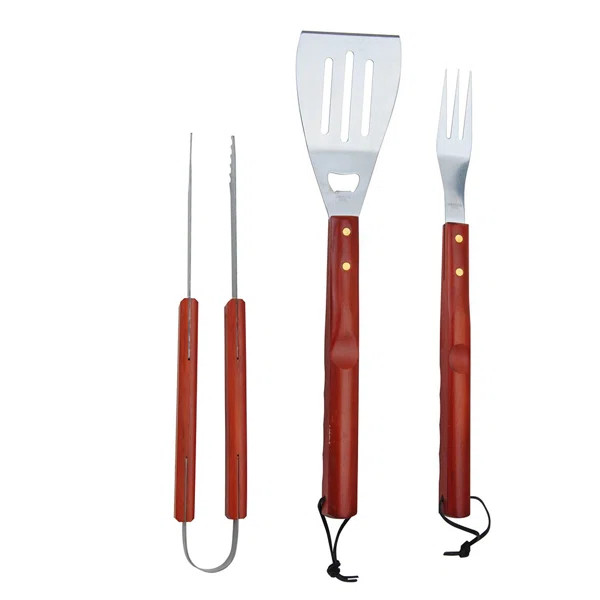 BBQ 3-Piece Grilling Tool Set | Wayfair North America