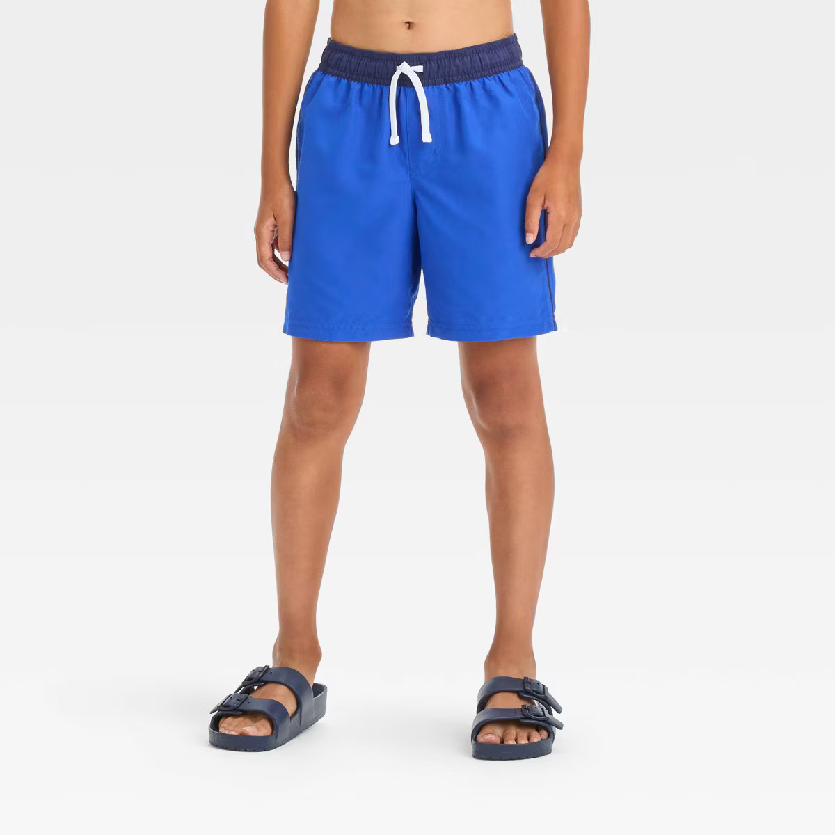 Boys' Solid Colorblock Swim Shorts - Cat & Jack™ | Target