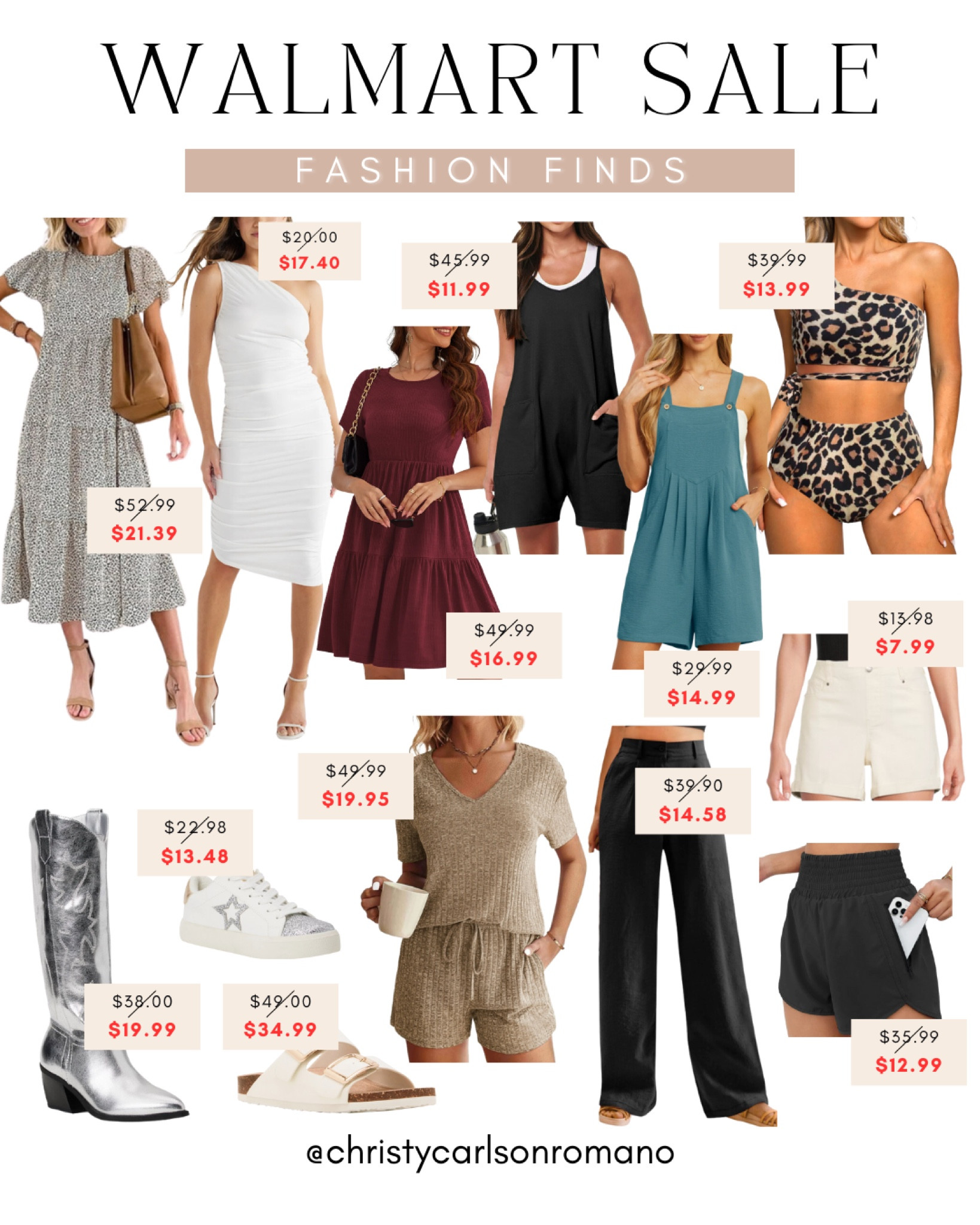 Grab some fresh fashion pieces from these curated fashion finds from the Walmart Sale! Take your pick with these exciting deals available until July 11th!
#onsalenow #capsulewardrobe #summeroutfit #shoesinspo

#LTKSeasonal #LTKSummerSales #LTKStyleTip