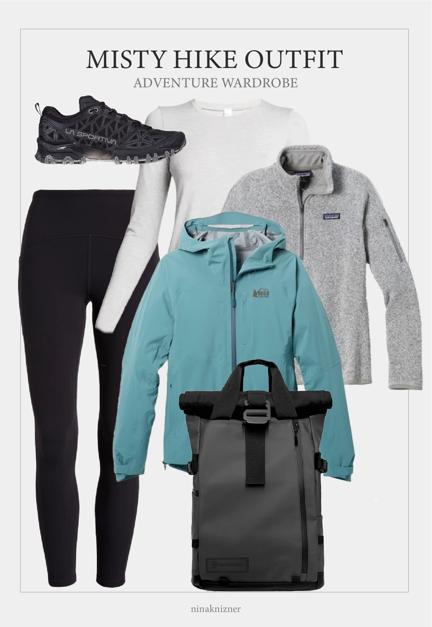 Layered hiking outfit that’s perfect for spring roadtrips, forest hikes and waterfall destinations.

The grey fleece pullover is one of my favorite staples. The blue water proof rain jacket beautifully compliments green landscapes and pops on photos. It’s pretty fitted, so size up one size if you want to layer underneath. 

Waterproof camera bag paired with my favorite trail runners.

#athleisure #roadtrip #hiking #camping #forest #adventures

#LTKSeasonal #LTKStyleTip #LTKTravel