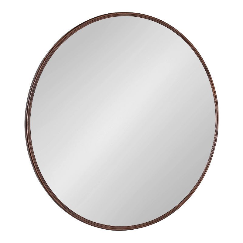 30" Caskill Round Wall Mirror Bronze - Kate & Laurel All Things Decor | Target