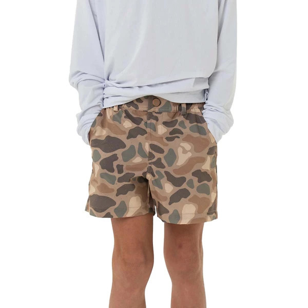 Boys' Burlebo Everyday Chino Shorts Large Pintail Camo | Scheels