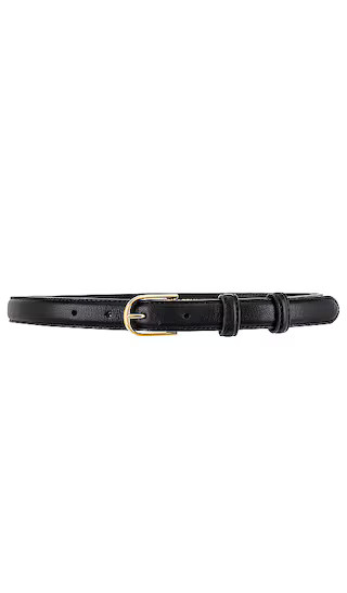 Jane Belt in Black & Shiny Brass | Revolve Clothing (Global)