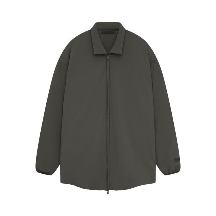 Fear of God Essentials Filled Shirt Jacket 'Ink' | GOAT