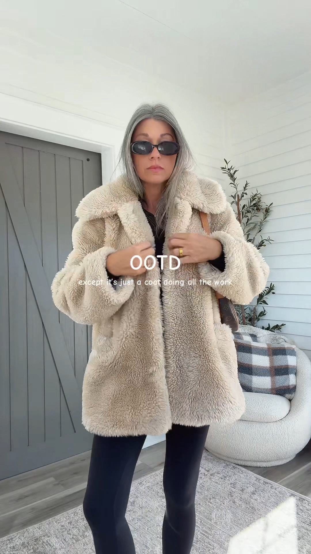 Coat size s 
Leggings size 6 
Top size 6

#LTKgrwm #LTKmomlife #LTKOver40