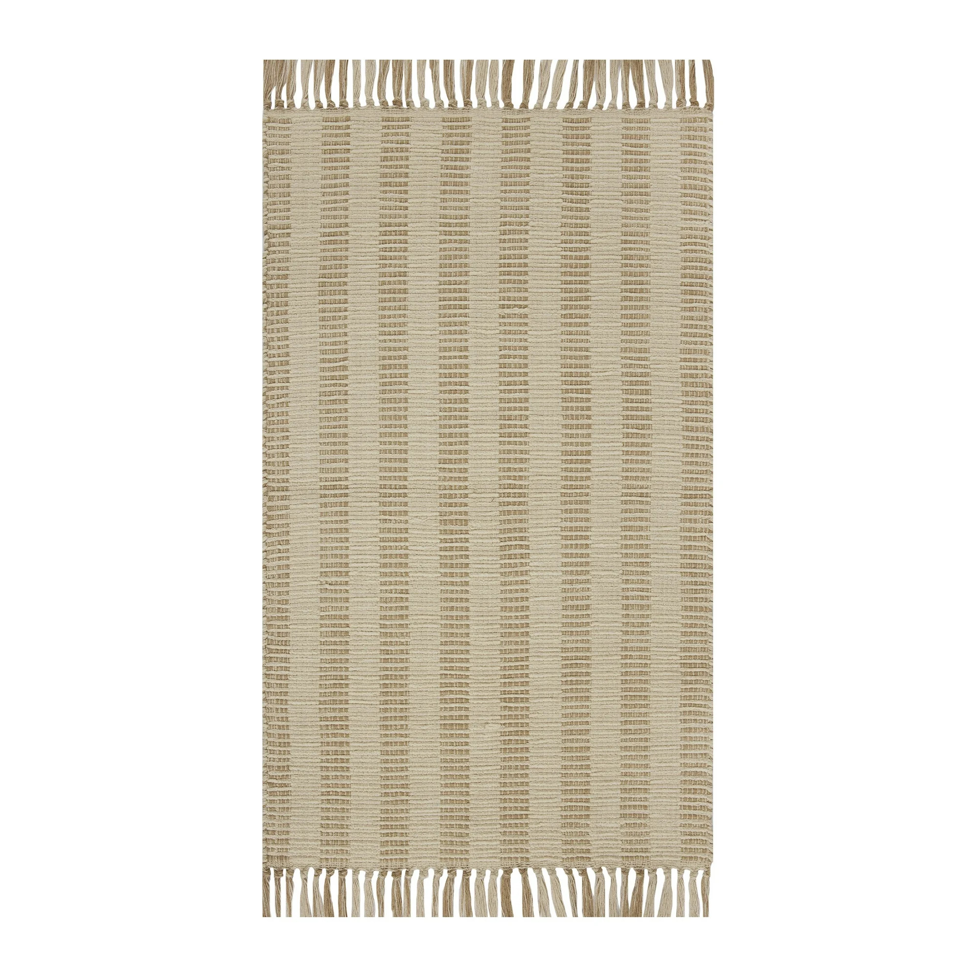 Better Homes & Gardens Beige Lines Indoor 24" x 40" Accent Rug | Walmart (US)