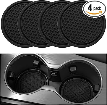 SINGARO Car Cup Coaster, 4PCS Universal Non-Slip Cup Holders Embedded in Ornaments Coaster, Car I... | Amazon (US)