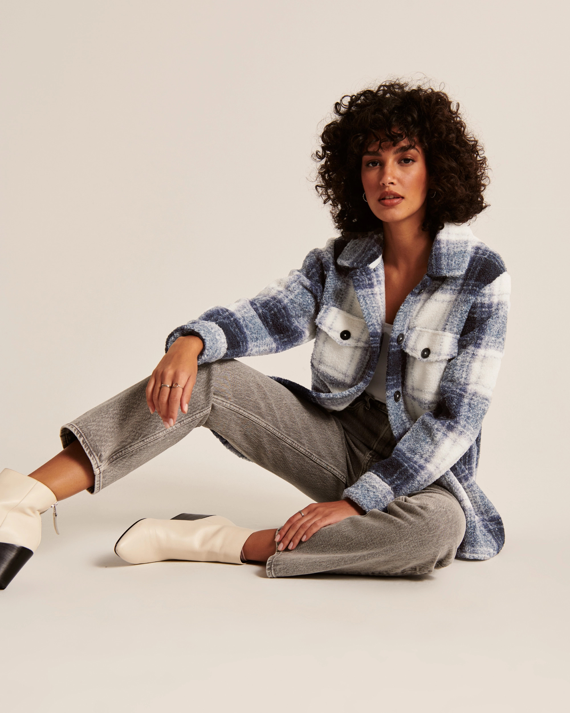 Sherpa Shirt Jacket | Abercrombie & Fitch (US)