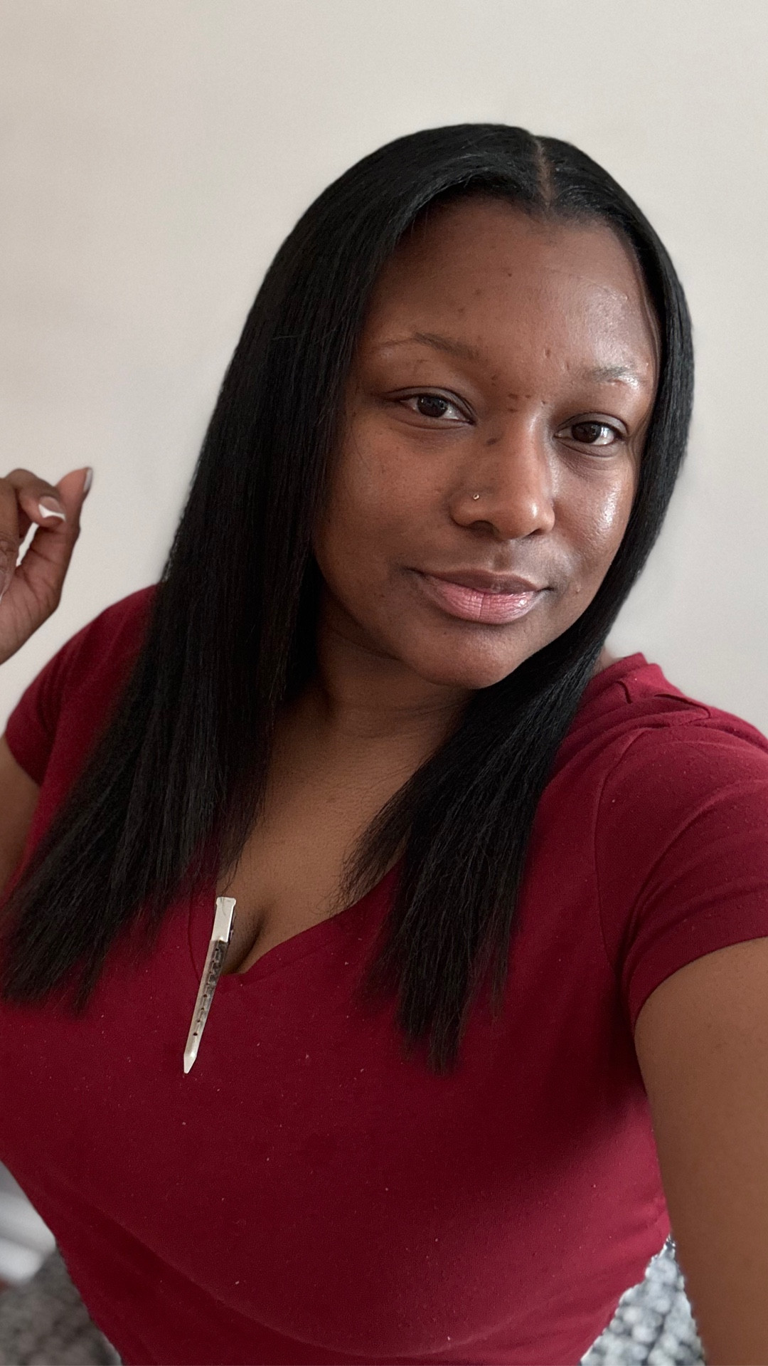 Straightening my hair using the Simply Styling Light Silk Spray

#LTKselfcare #LTKBeauty #LTKgrwm