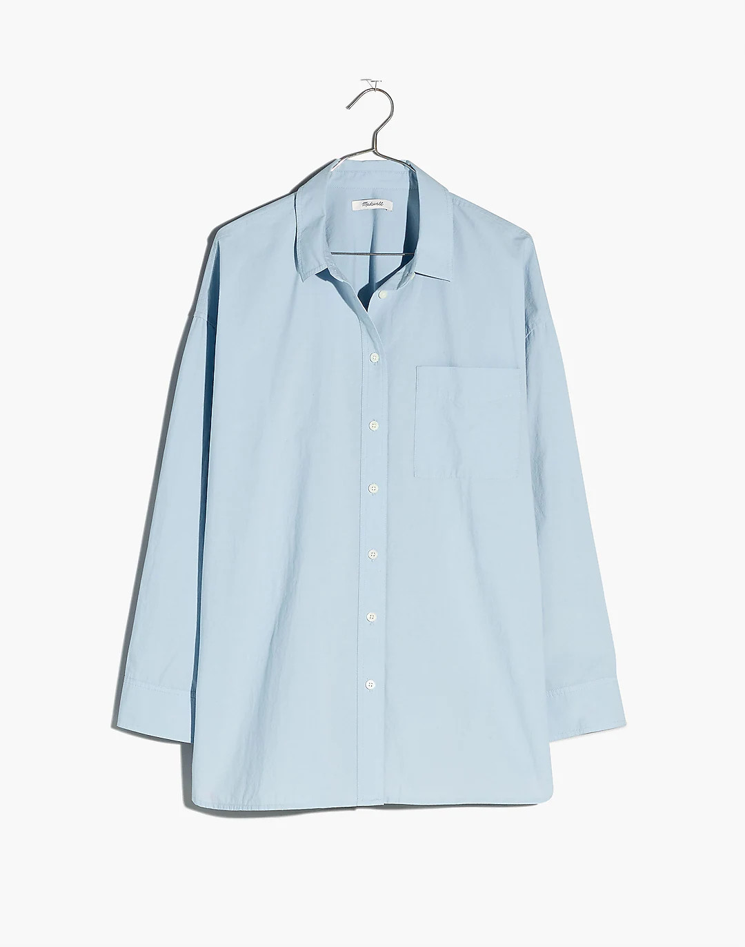 The Signature Poplin Oversized Shirt | Madewell