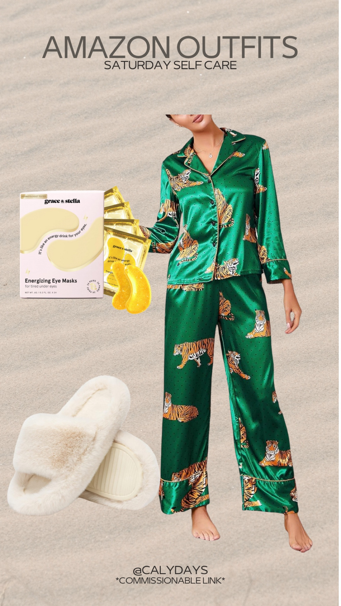 Self care Saturday / women silk pajamas / women cute pajamas / spring pajamas / Saturday outfit inspo 


#LTKbeauty #LTKstyletip #LTKMostLoved