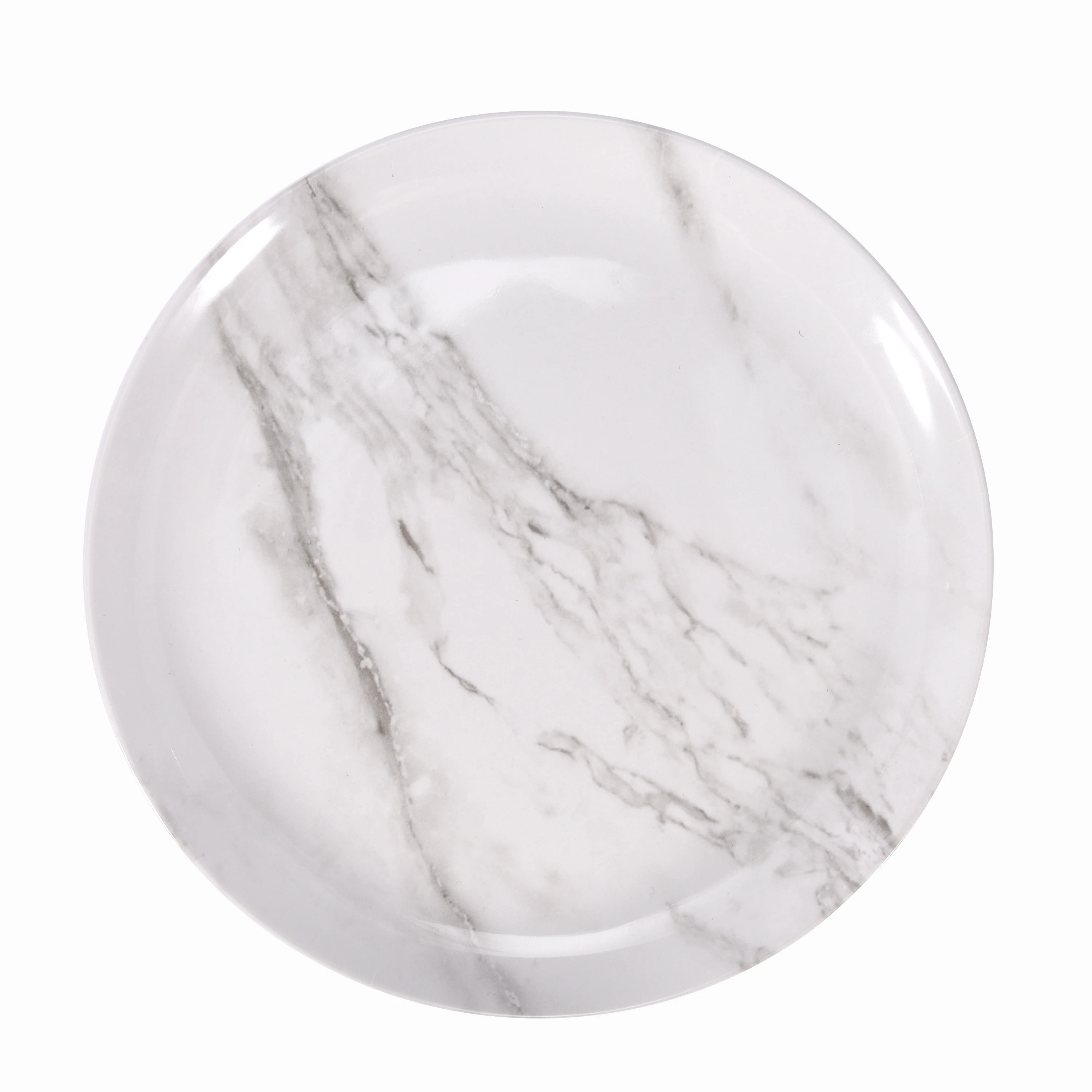 Better Homes & Gardens Melamine Marble Print Salad Plate - Walmart.com | Walmart (US)