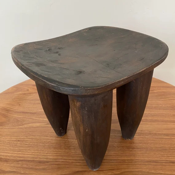 12"W x 9"H Senufo Stool | African Senufo Stool | African End Table | African Wooden Table | Afric... | Etsy (US)
