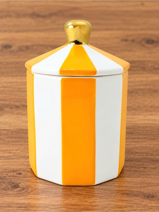 Target Bullseye Playground Tennessee Vols Orange & White Striped Ceramic Jar | Poshmark