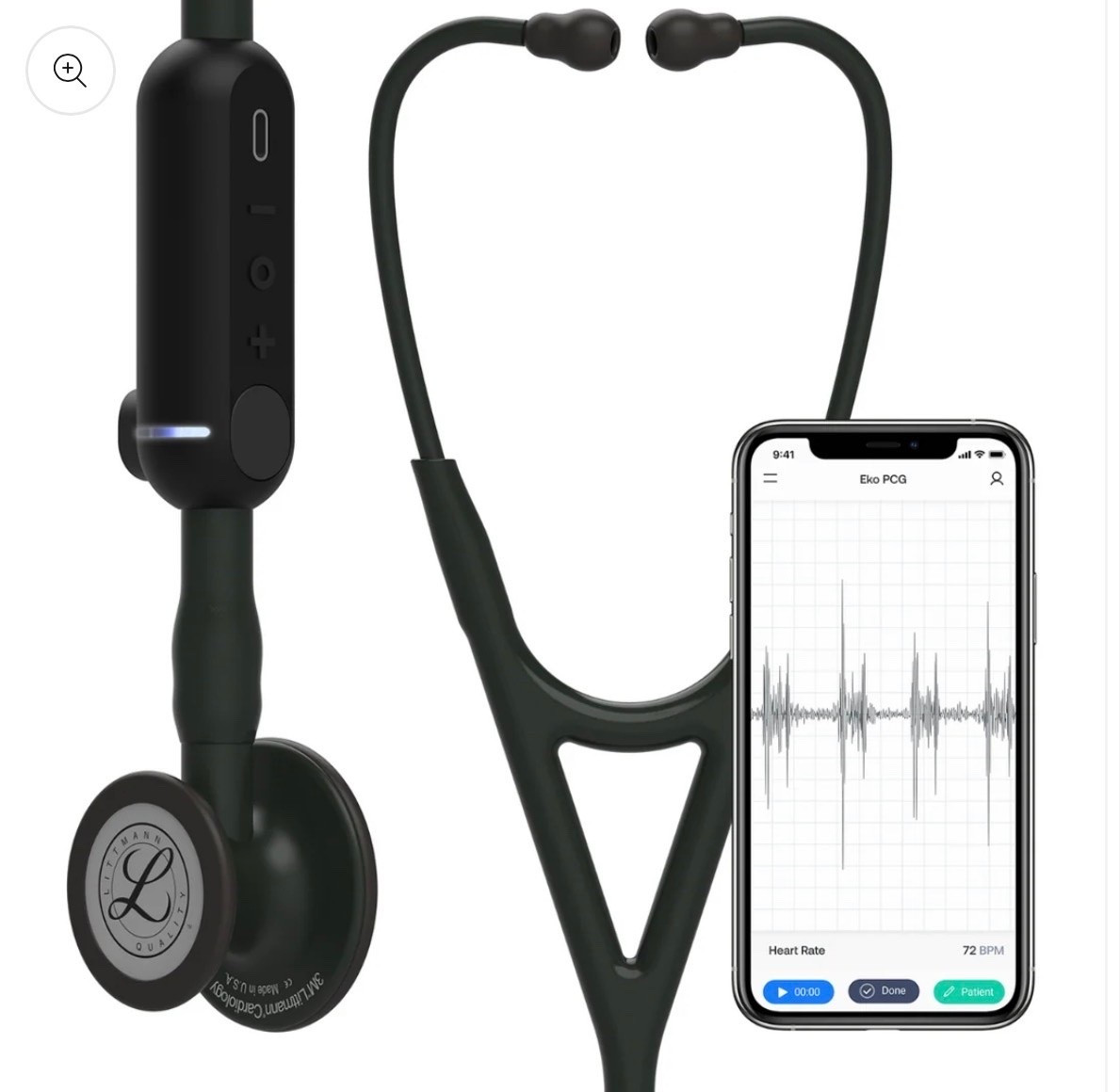 Littmann® CORE Digital Stethoscope - Black 8480