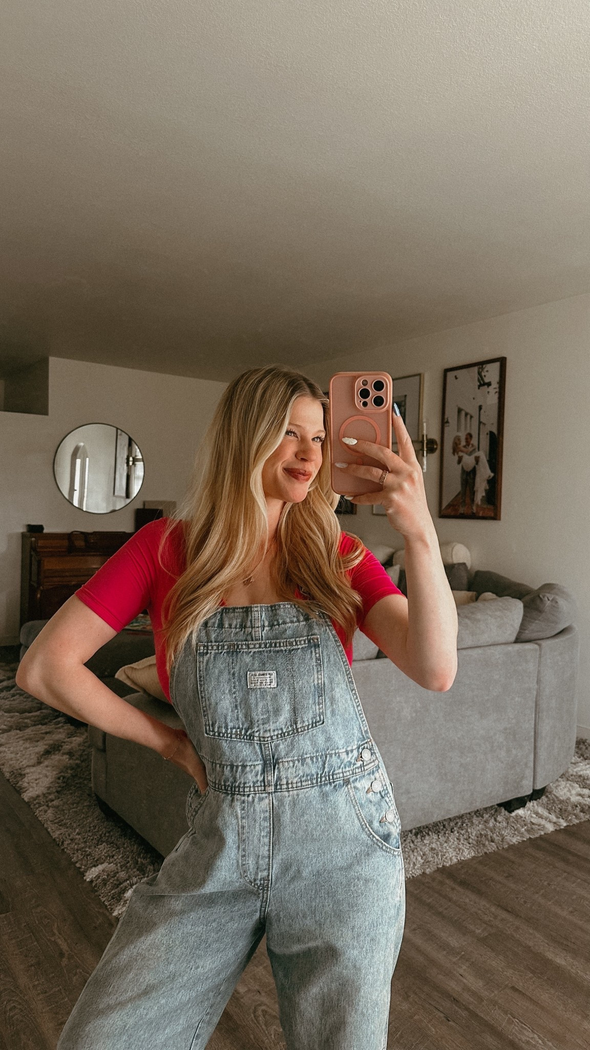 LEVIS OVERALLS AND COMFIEST BODYSUIT!!! 

#LTKOver40 #LTKPlusSize #LTKdayinmylife