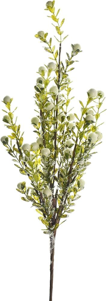 Homeford Artificial Iced Berries Stem, 21-Inch (Cream) | Amazon (US)