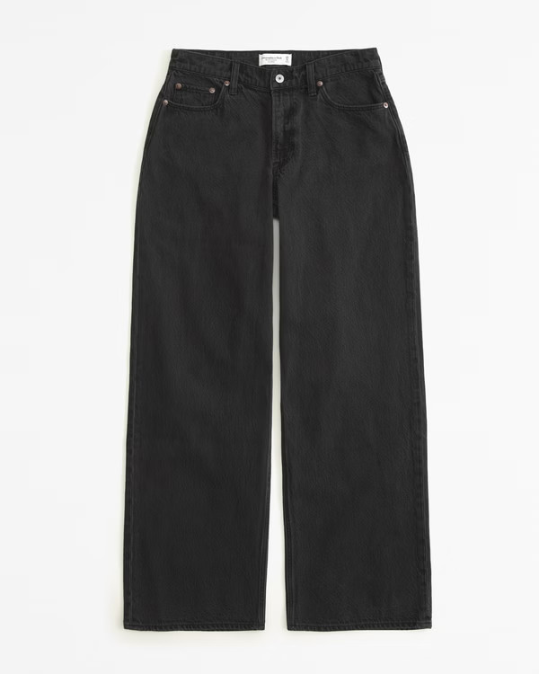 Women's Curve Love Low Rise Ultra Loose Jean | Women's Bottoms | Abercrombie.com | Abercrombie & Fitch (US)