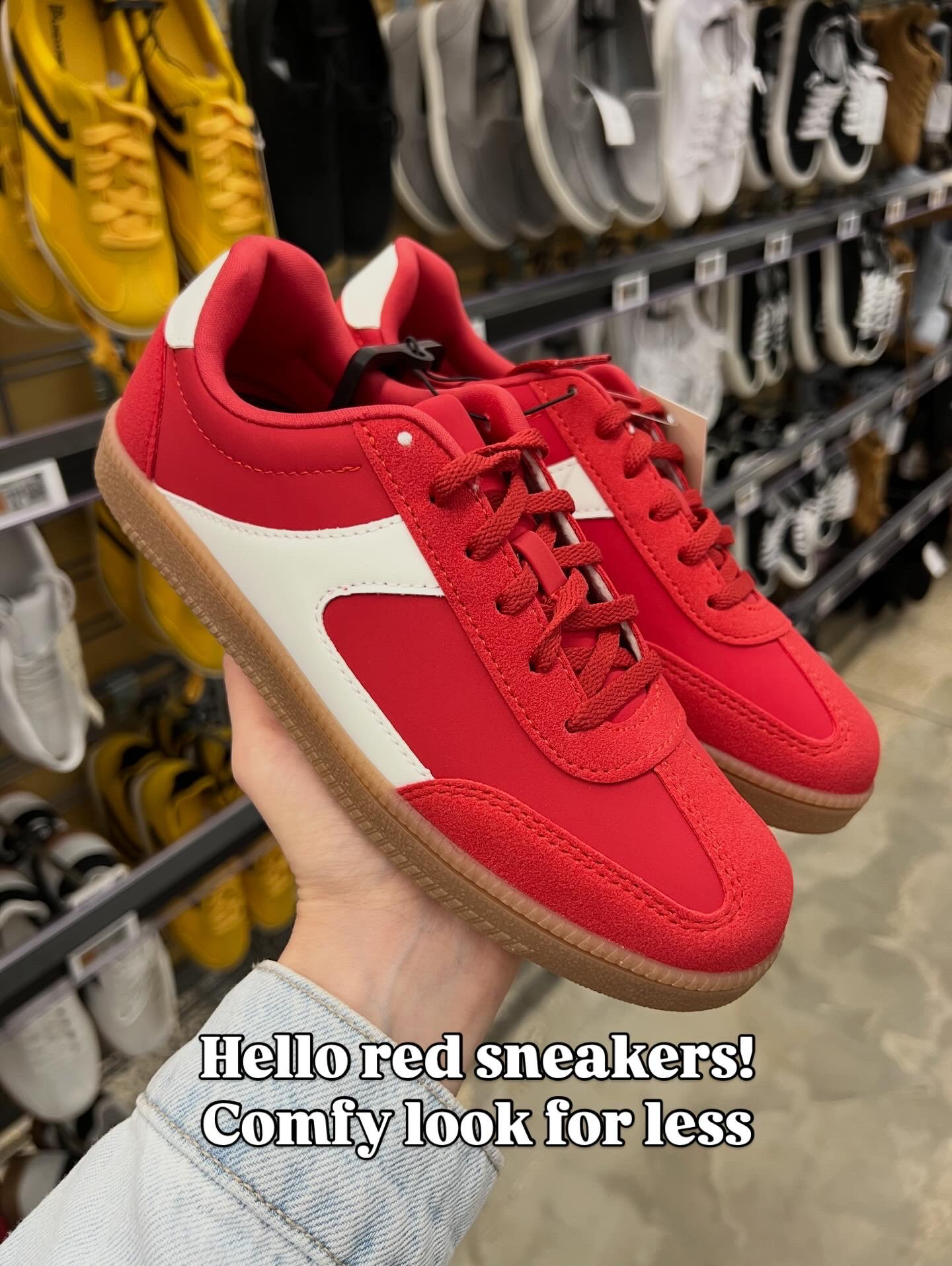 Women's Lace Up Sport Sneakers (Wide Width Available) $22.98, great look for less! Comfy with excellent reviews. #walmartfashion 