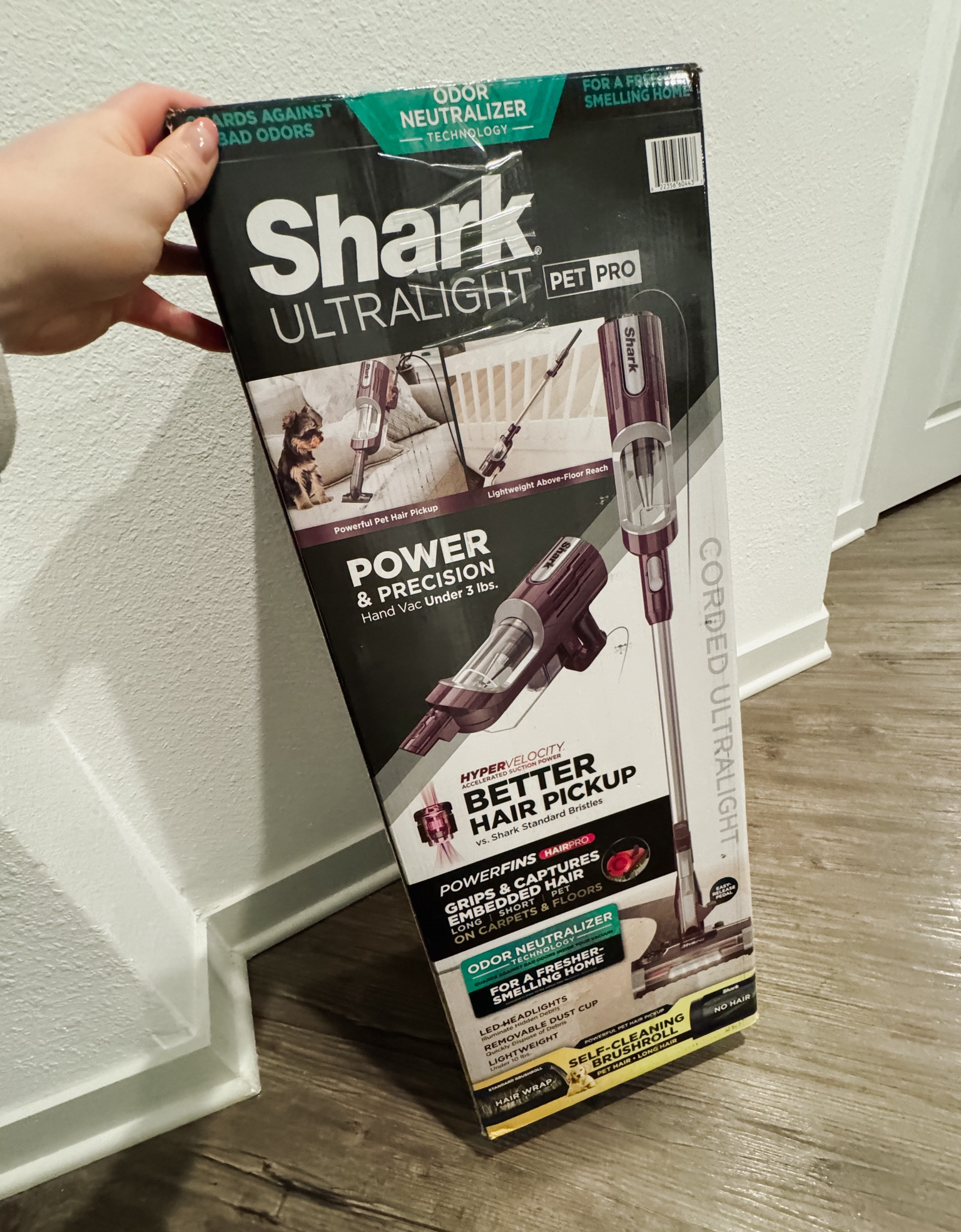 Got our new Shark vacuum a few weeks ago and I’m obsessed 🤩

It’s on sale right now, but will probably be even cheaper during Prime Day sales!

It picks up pet and my long hair 😅 so well + has an odor neutralizer and LED highlight! 

Only downfall is it doesn’t stand up very well on its own… we don’t really mind though because we have a hanger for ours! Overall 9/10, so far!!

#LTKFamily #LTKSaleAlert #LTKHome