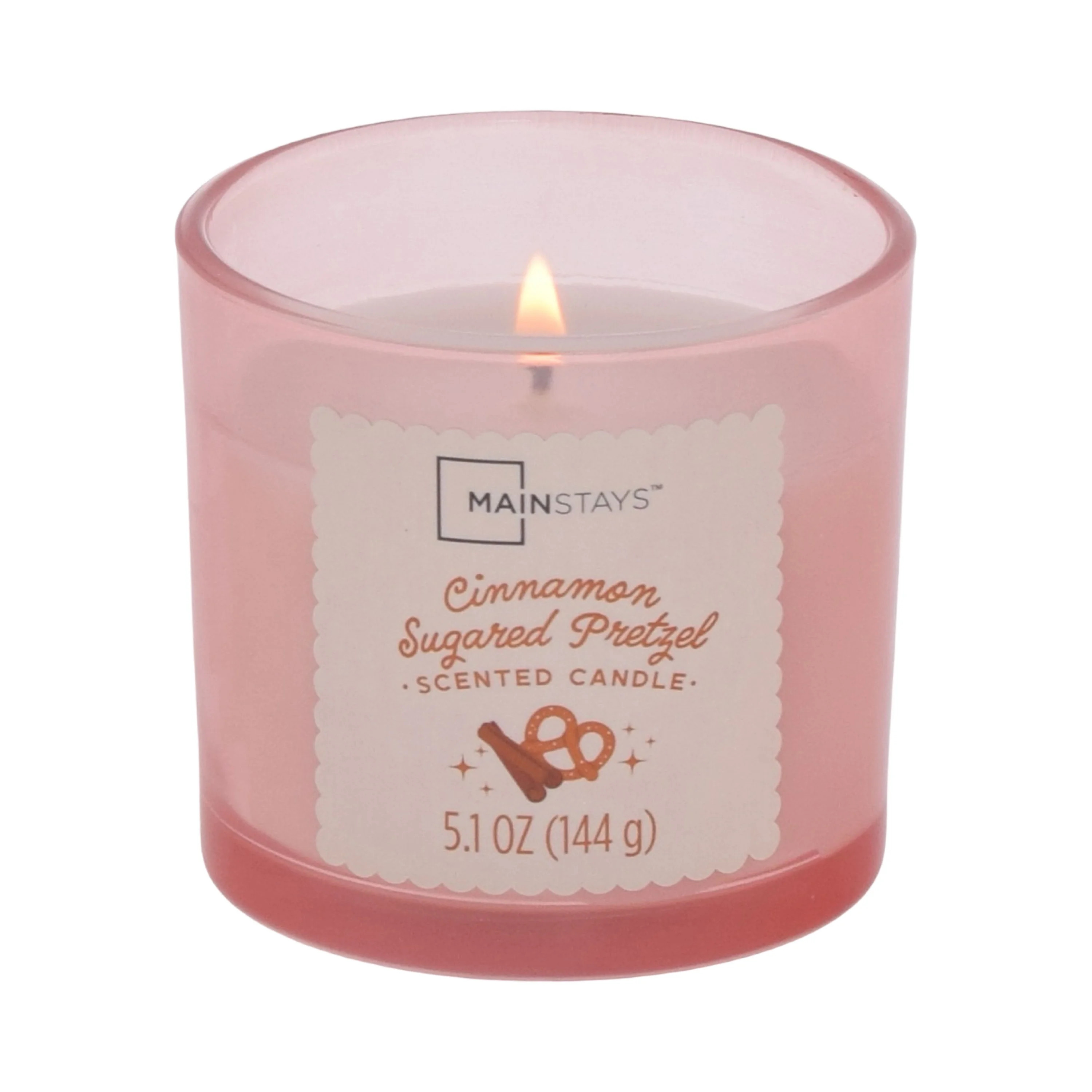 Mainstays 1-Wick Oven Scene Scented Jar Candle, Cinnamon Sugared Pretzel, 5.1oz. | Walmart (US)