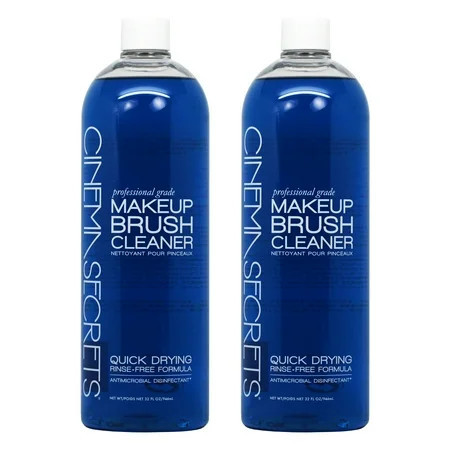 ($192 Value) Cinema Secrets Antimicrobial Disinfectant Makeup Brush Cleaner, 32 Fl Oz (Pack of 2) | Walmart (US)