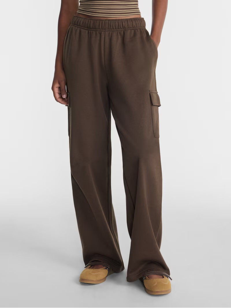No Boundaries Fleece Cargo Pants, 30.5'' Inseam, Women's XXS-XXL | Walmart (US)