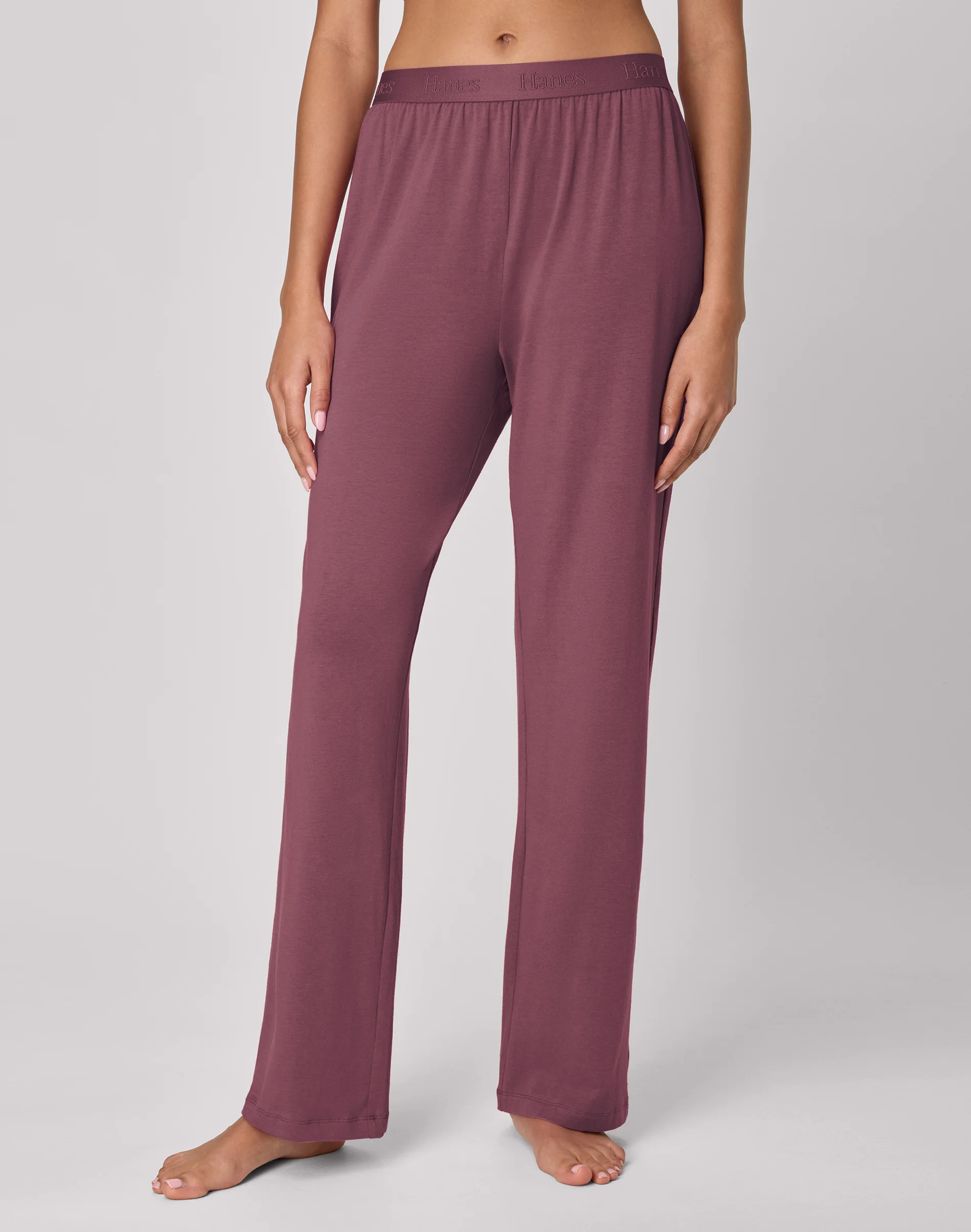 Hanes Originals Women's SuperSoft Comfywear Lounge Pants, 30" Mauve Mood S | Hanes.com