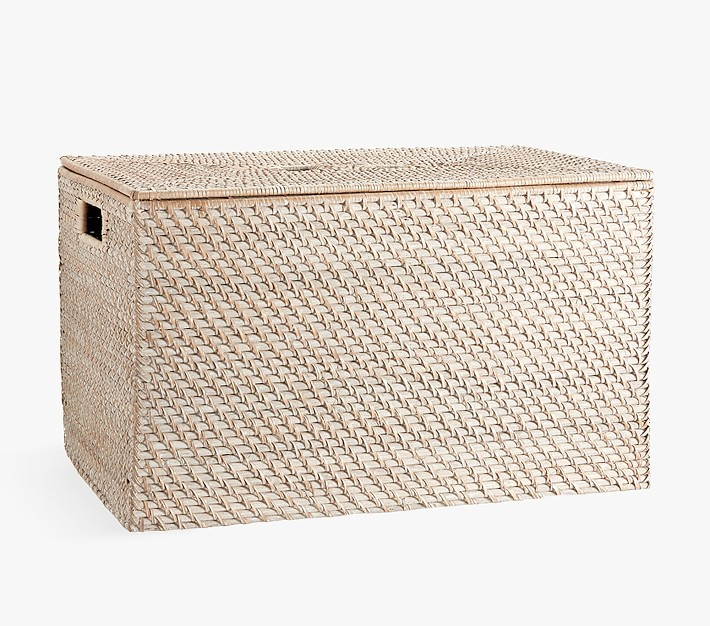Quinn Lidded Storage Trunk | Pottery Barn Kids