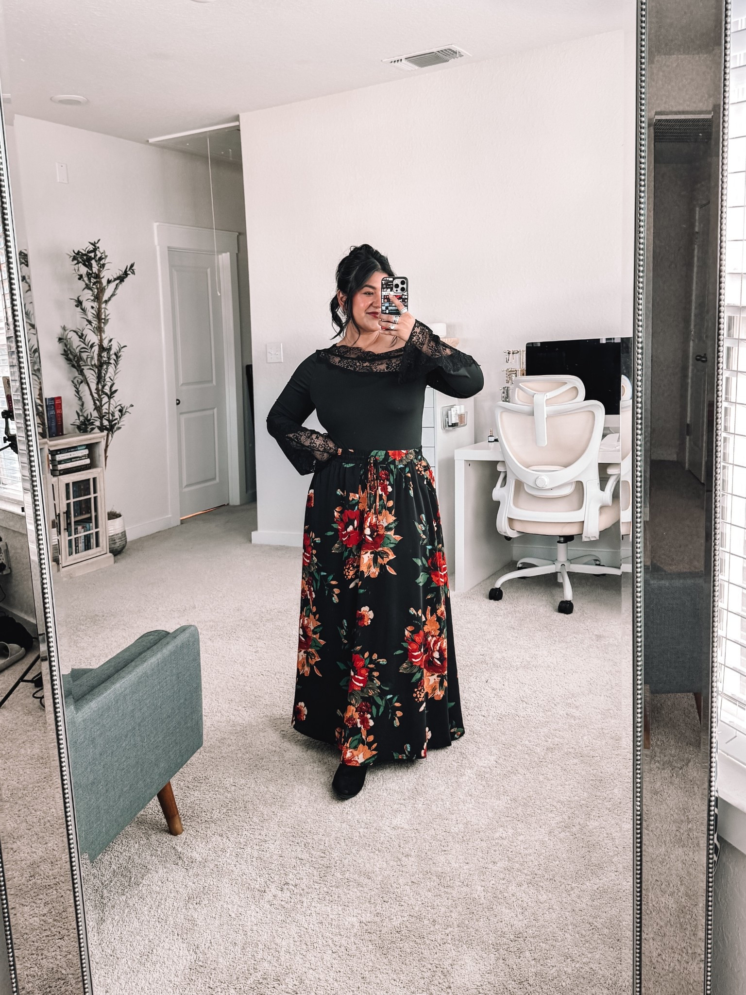 Amazon outfit! I’m 5’1” size 12 // wearing a large in all, everything is true to size. Strapless bra is also a size large, I’m a 36D. 

#LTKMidsize #LTKPetite #LTKHoliday