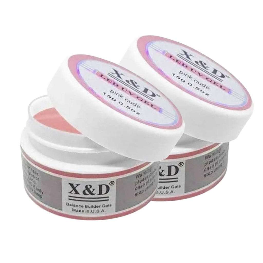 Unhas De Gel 2 Unid. Pink Nude Xd Alongamento De Fibra Xed | Shopee (BR)