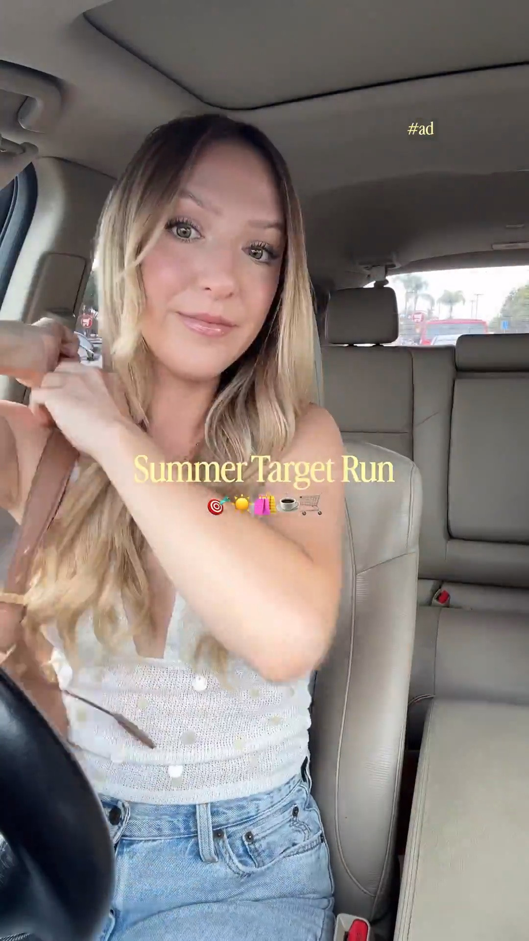 #ad the perfect summer Target run includes a S’mores Frappuccino® Blended Beverage from @starbucks I don’t make the rules!🛒☀️

#targetpartner #target #StarbucksCreator #targetrun