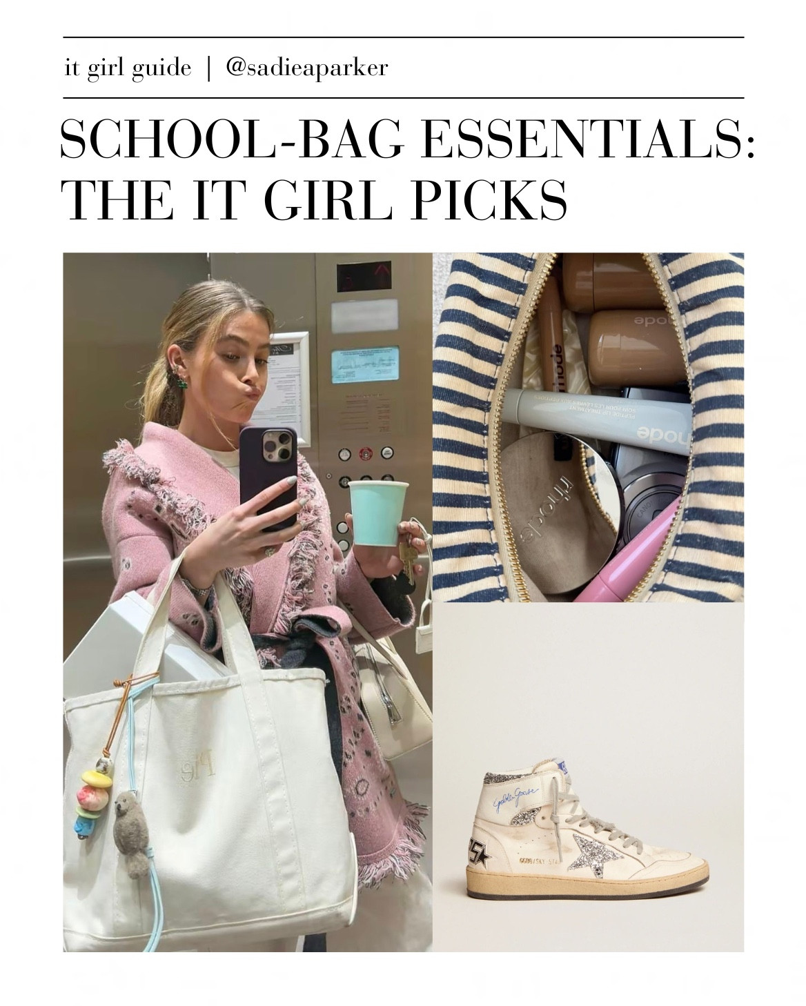 School-Bag Essentials | The it girl picks are linked, shop now!



#LTKU #LTKSeasonal #LTKItBag