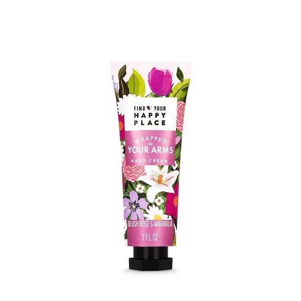 Find Your Happy Place Moisturizing Hand Cream Wrapped In Your Arms Blush Rose and Magnolia 1 fl o... | Walmart (US)