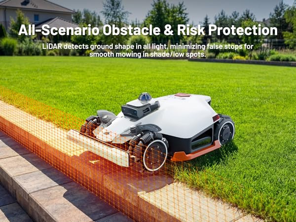 Mammotion LUBA 3 AWD 5000H Robot Lawn Mower with Garage, 1.25 Acres, 360\u00b0 LiDAR+NetRTK+AI Vi... | Amazon (US)
