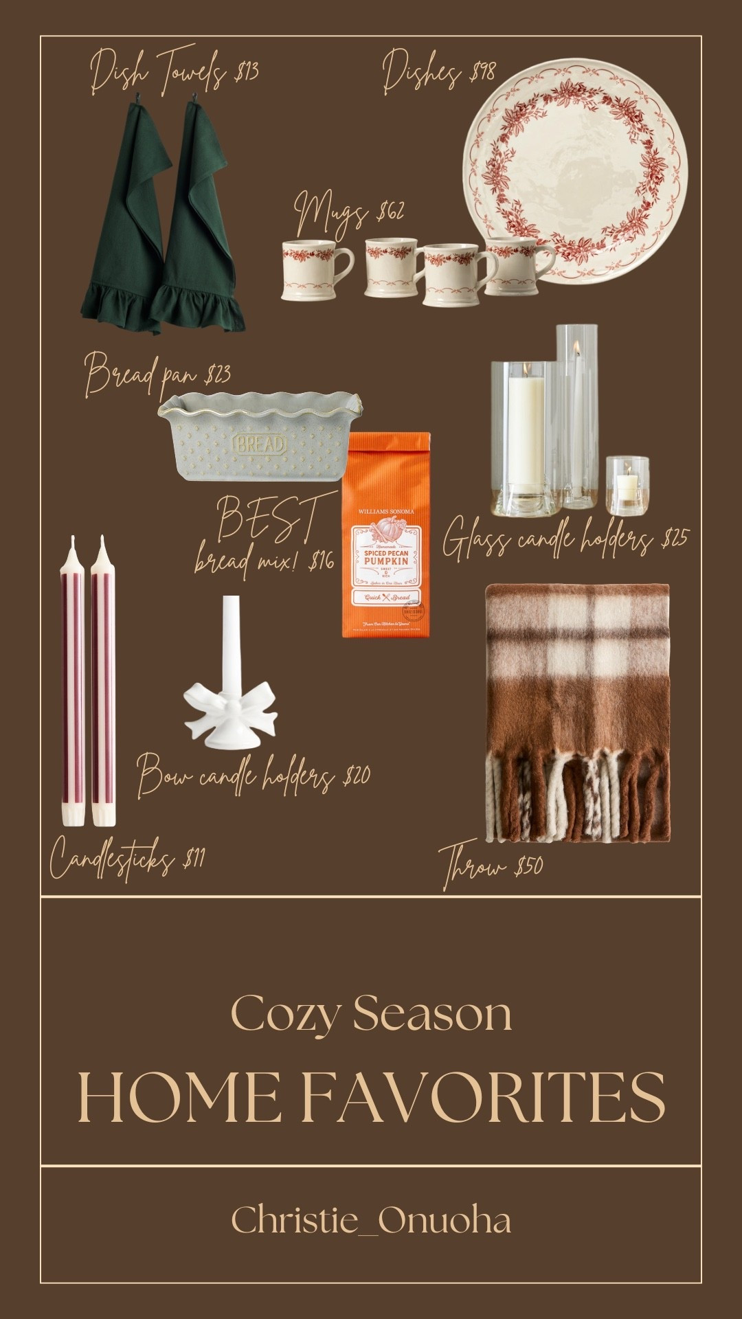 Love finding items that make the house cozy for both Thanksgiving & Christmas! 

#LTKFindsUnder100 #LTKHome #LTKHoliday