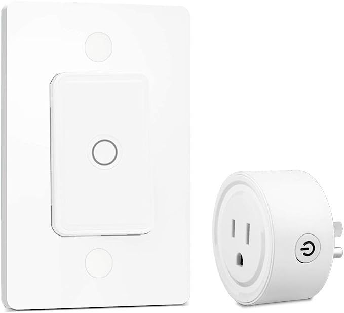 LoraTap Mini Remote Control Outlet Plug Adapter with Remote Wall Switch, 656ft Range Wireless Rem... | Amazon (US)