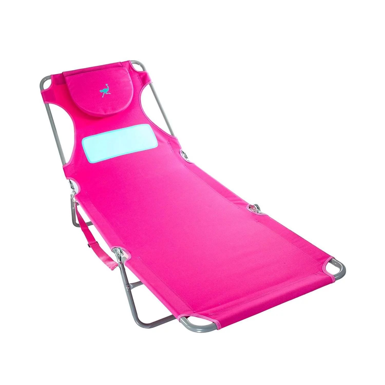 Ostrich Ladies Comfort Lounge Face Down Chaise, Pink | Walmart (US)