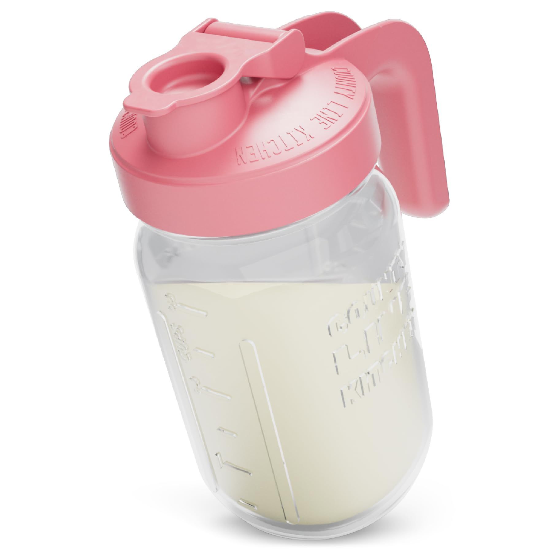 County Line Kitchen Breast Milk Pitcher for Fridge - Wide Mouth, 1 Quart (32 oz) Mason Jar - Heav... | Amazon (US)