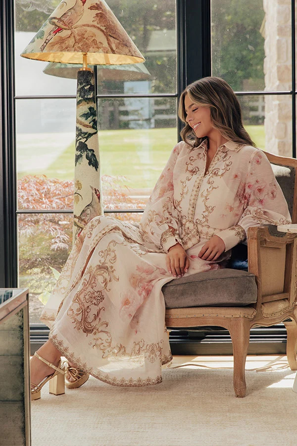 Versailles Bound Floral Midi Dress | Impressions Online Boutique