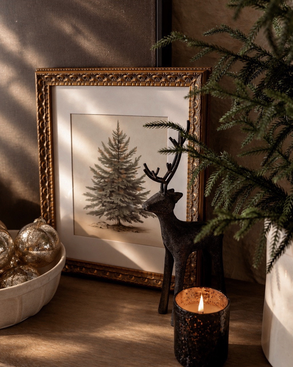 Christmas entryway decor 🎄