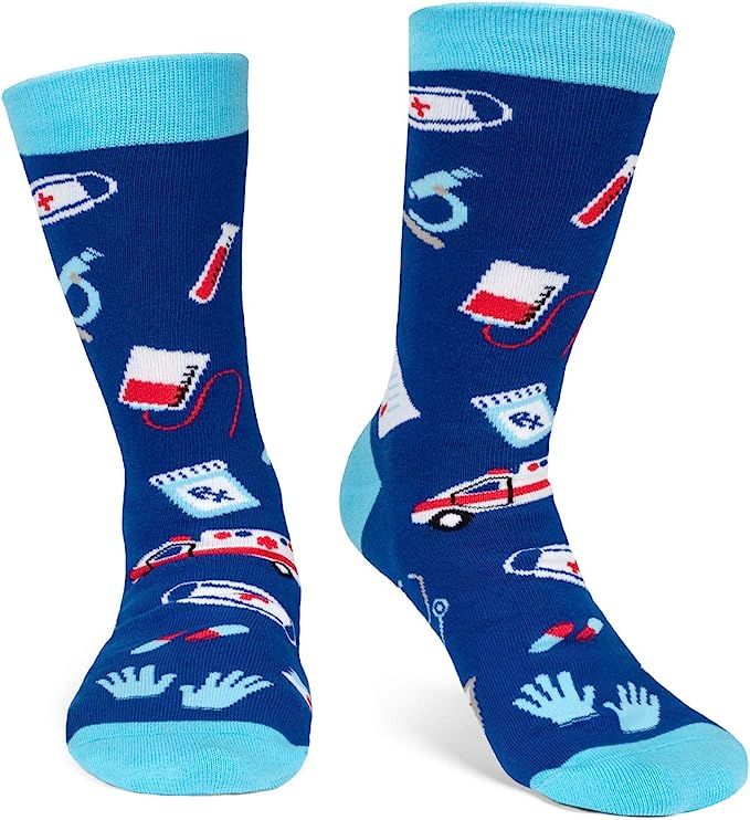 Lavley Medical Themed Socks for Nurses, Doctors, Hospital Workers and Students - Unisex for Women... | Amazon (US)