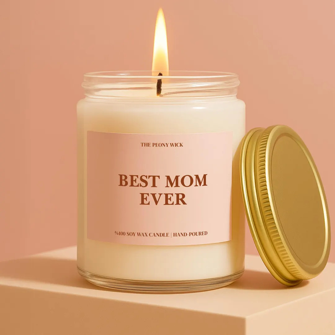 Best Mom Ever Soy Candle Gift | Mother's Day Gift | Gift for Mom | Soy Candle Gift | Birthday Gif... | Etsy (DACH)