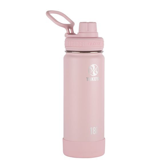 Takeya Actives 18oz Insulated Bottle with Insulated Spout Lid-Blush | Target