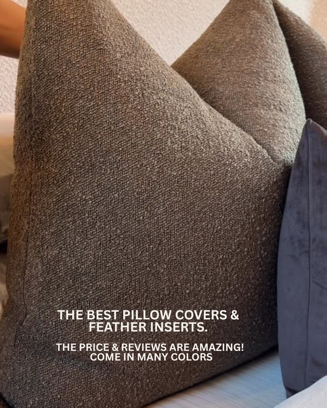 These are truly some of the best pillow covers and feather inserts. The quality feels luxe, the price is unbeatable, and the reviews speak for themselves. They come in so many gorgeous colors, making it easy to match any neutral, modern, or elevated space. 


Summerthompsonstyles

---

feather inserts pillow covers chic decor neutral home textured pillows modern styling home accents elevated decor

#LTKU #LTKHome #LTKdayinmylife